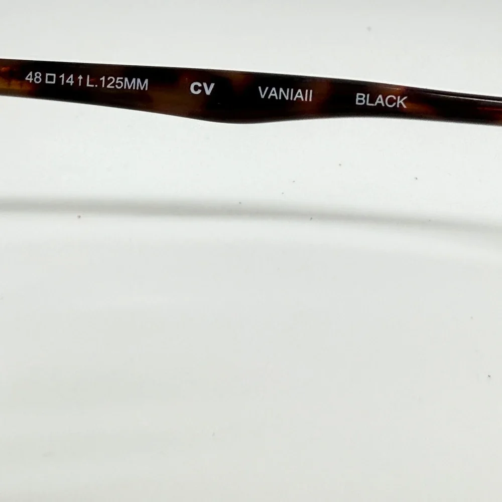 BCBGMAXAZRIA VANIAII Black Petite‎ Fit Eyeglasses Frames 48 14 125MM 21368